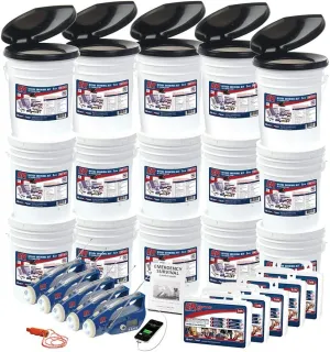 ER Emergency Ready 100 Person Ultimate Deluxe Survival Kit