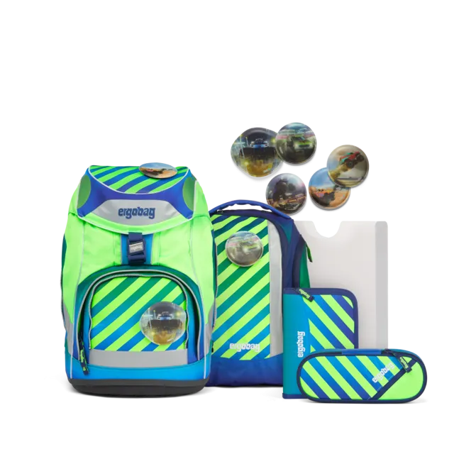 ergobag Pack School Bag 6-piece Set TruckBear NEO Edition