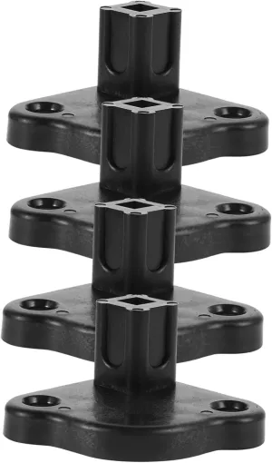 ERINGOGO Tent Camping Accessories 4pcs Tent Bracket Bottom Base Anti-Slip Plastic Awning Parts Quick Setup