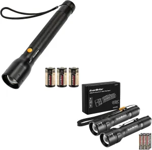 EverBrite 900 Lumen Tactical Flashlight&400 Lumens Zoomable Flashlight