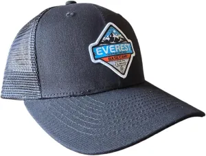 Everest Trucker Hat - Mesh Snapback Baseball Cap w/Base Camp Woven Patch