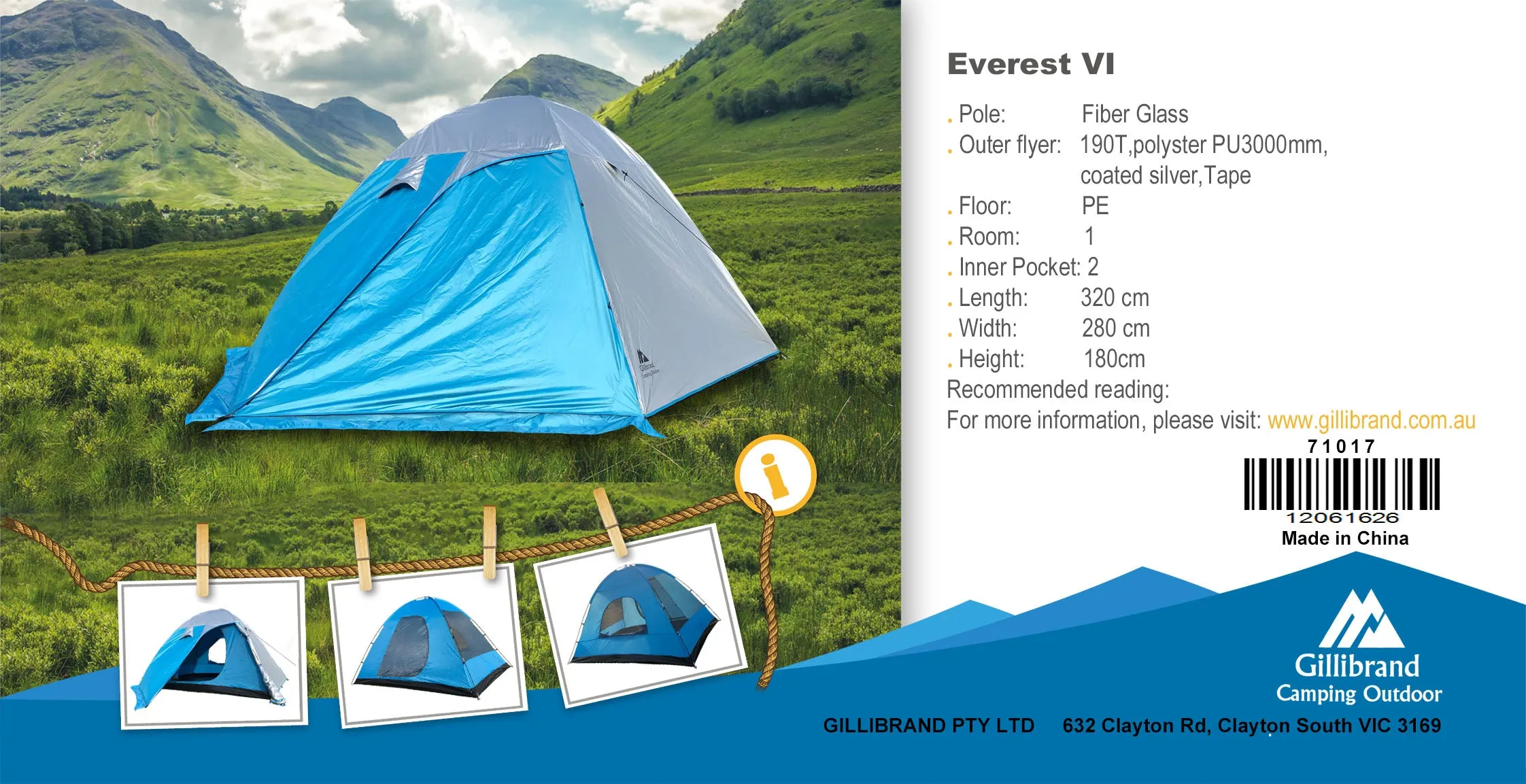 Everest VI 5-6 Persons Tent