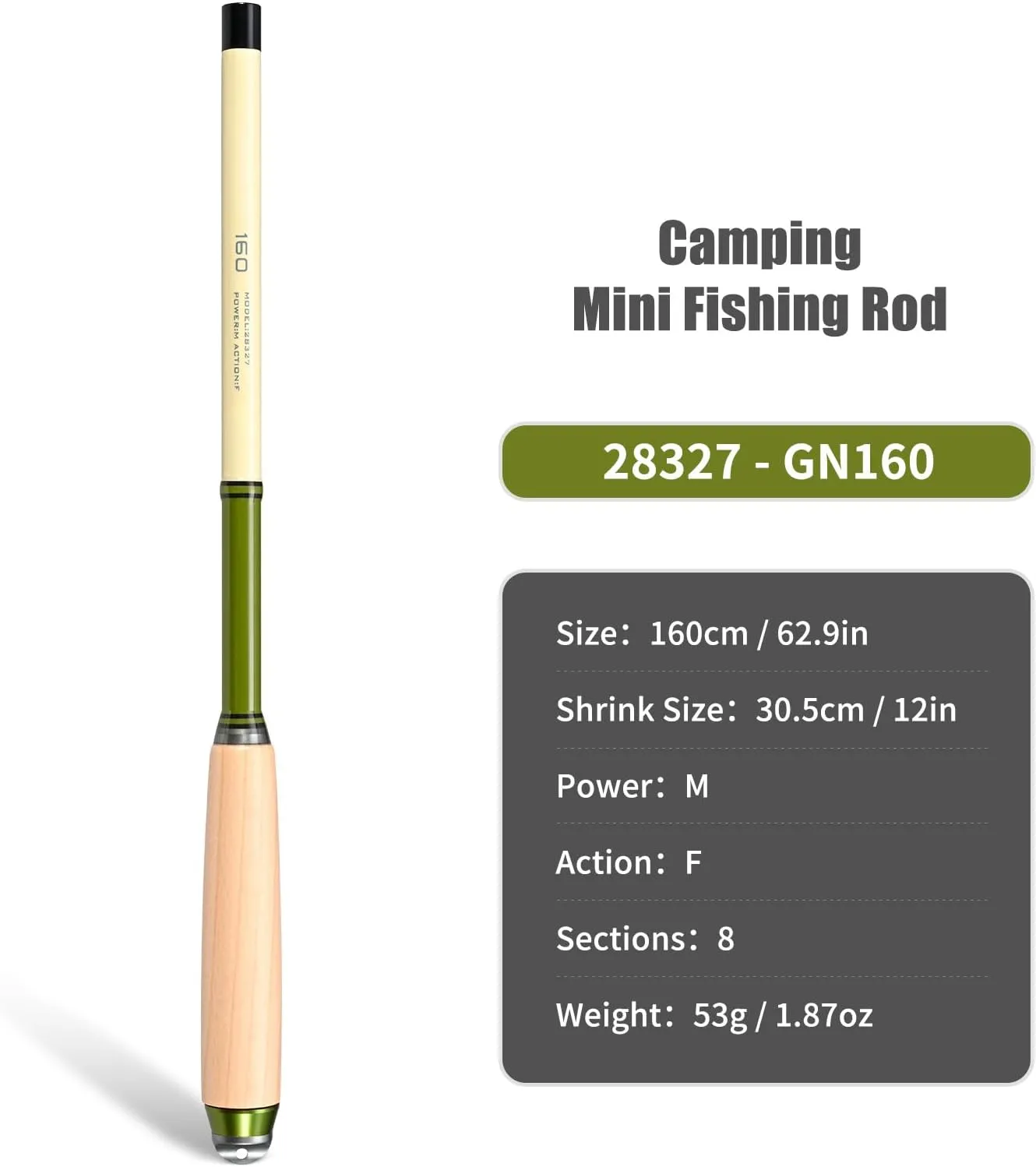 Extendable Telescopic Pocket Fishing Rod, 2m Mini Portable Fishing Pole Ultra Compact Small Fishing Rod Tiny Extendable Fishing Pole for Travel Hiking Camping