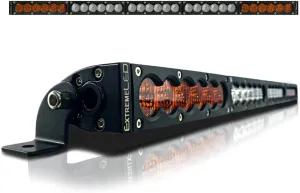 Extreme LED Amber/White Dual Color 30 inch Single Row Light Bar for Car, Truck, SUV, Off Road, 12 Volts 150 Watts Waterproof Spot and Flood Combo Beam