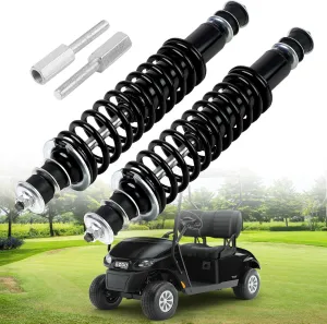 EZGO Golf Cart Front/Rear Shock Absorber Heavy Duty Coil Spring Shock Absorber Fits EZGO Medalist/TXT 1994  Gas or Electric, OEM# 76418-G01,70928-G01,70248-G01,70324-G01,76419-G01