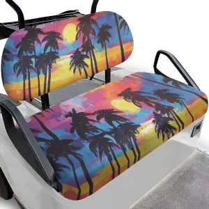 EZGO RXV Seat Covers with Elastic Edges - Heavy-Duty Universal Size for Club Car Precedent All-Season Protection