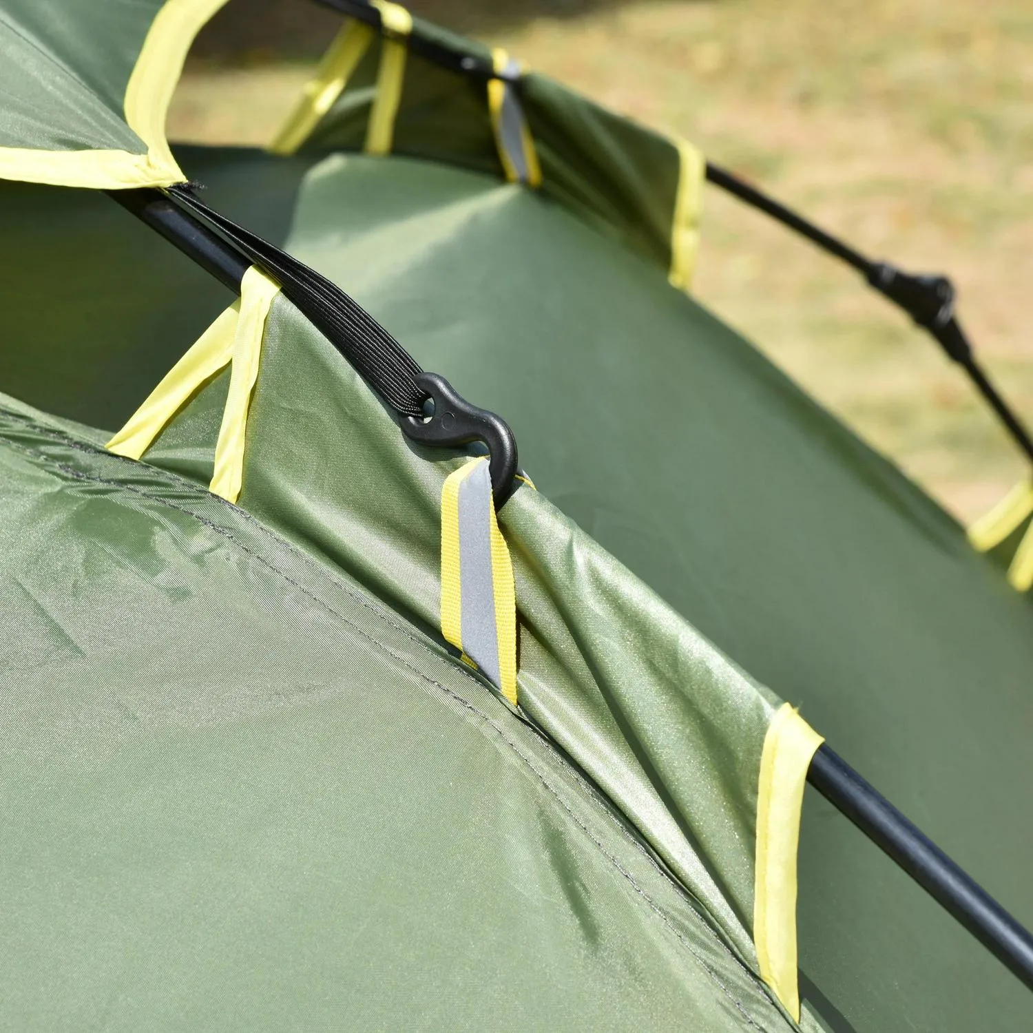 Family For Travel Pop Shelter Man Up Client-approved 3 Hiking Camping Double Outsunny Portable Flexible Festival Layer Automatic Tent