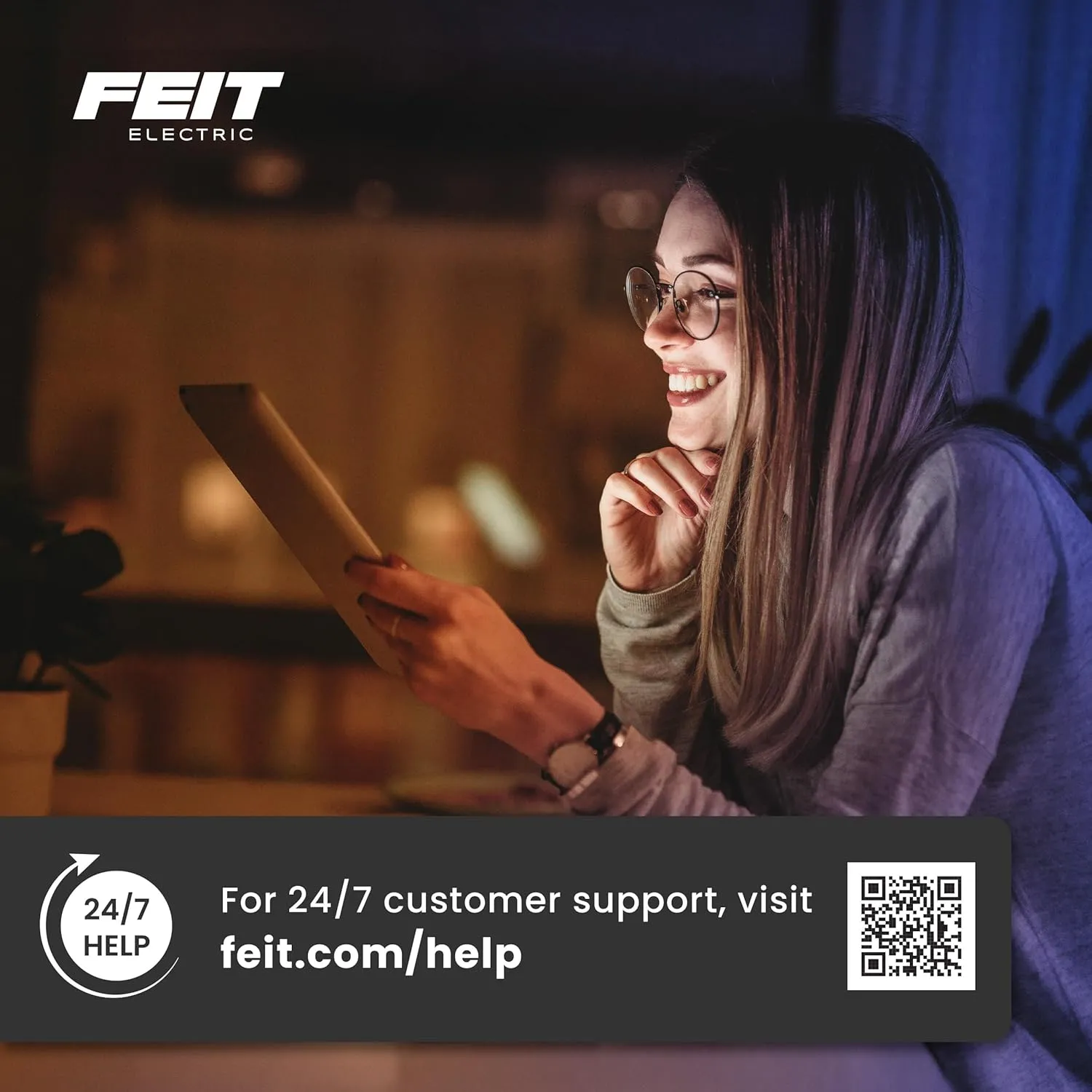 Feit Electric Long Range Flashlight, 2000 Lumens, Aircraft-Grade Aluminum, Rechargeable USB-C and AAA Battery Compatible, Flex Power with 3 Light Modes, Built-in USB Port, FLR2000/LT/FLEX
