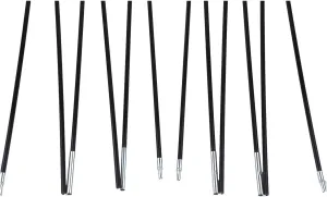 Fiberglass Tent Poles,10Ft Camping Support Rods Outdoor Awning Frames Kit Replacement Parts,Collapsible Lightweight Easy Assembly, 7Mm Diameter