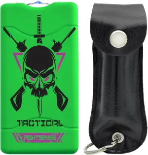 FIGHTSENSE Keychain Pepper Spray & Mini Stun Gun Flashlight Combo Pack (Zombi)
