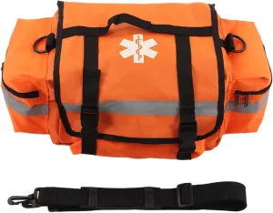 First Aid Kit,Trauma Bag Orange Portable Large Capacity Oxford Cloth Outdoor First Aid Trauma Emergency Bag Home Medical Bag