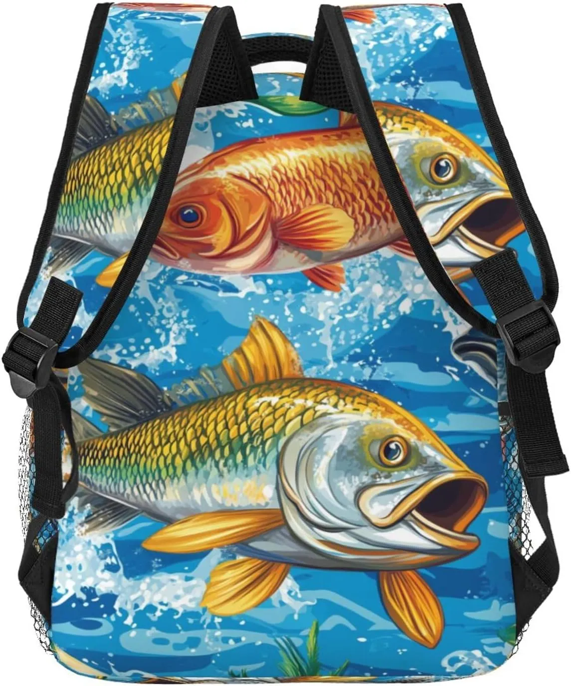Fishpattern Casual Backpack For Trekking Women/Female Gift