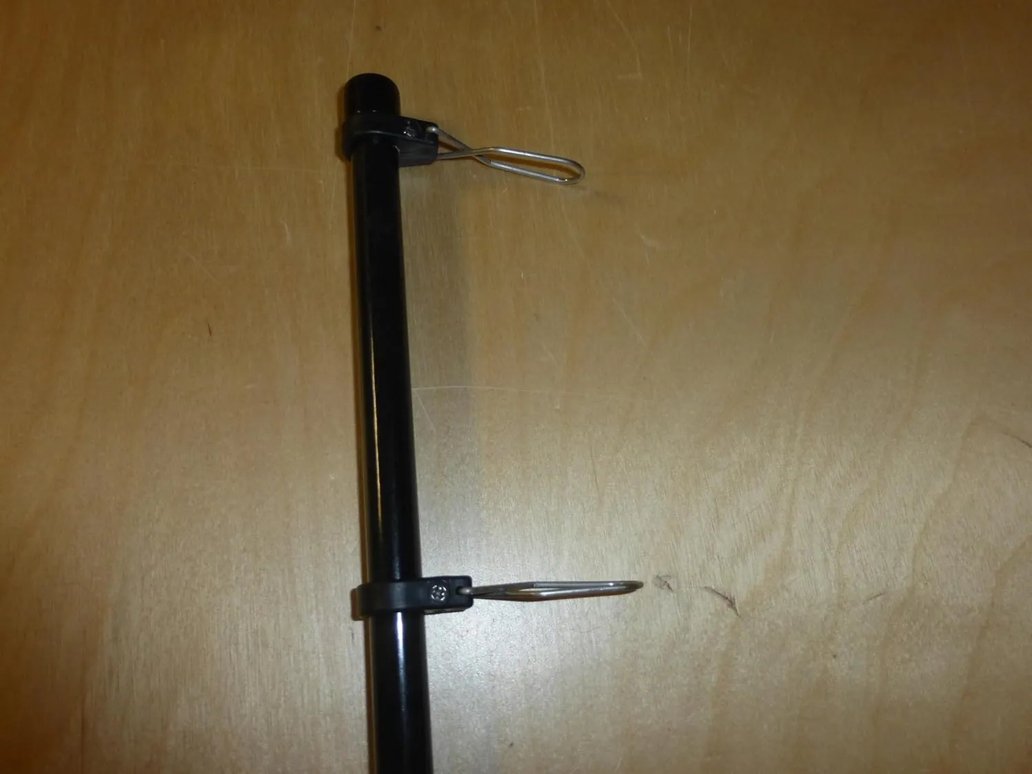 Flagpole for golf carts, For use on rear passenger safety bar or arm rests, No tools required for quick and easy installation on your golf cart. (Golf Cart Flagpole)