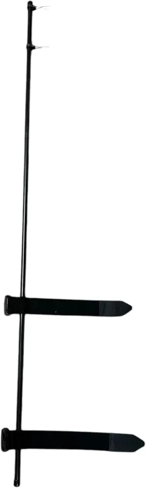 Flagpole for golf carts, For use on rear passenger safety bar or arm rests, No tools required for quick and easy installation on your golf cart. (Golf Cart Flagpole)