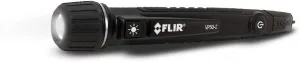 FLIR VP50-2 CAT IV Non-Contact Voltage Detector, Featuring Light, Vibration, and Beeper Feedback Alarms and a Powerful LED Flashlight
