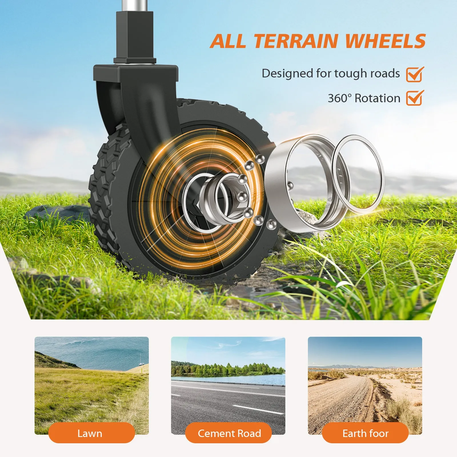 Foldable Carriage for Camping and Shopping