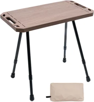 Foldable Outdoor Table- Indoor Outdoor Table, Portable Dining Table, Portable Beach Table, Retractable Camp Table | Portable Utility Table Camping Side Table, Utility Table for Camping Grill