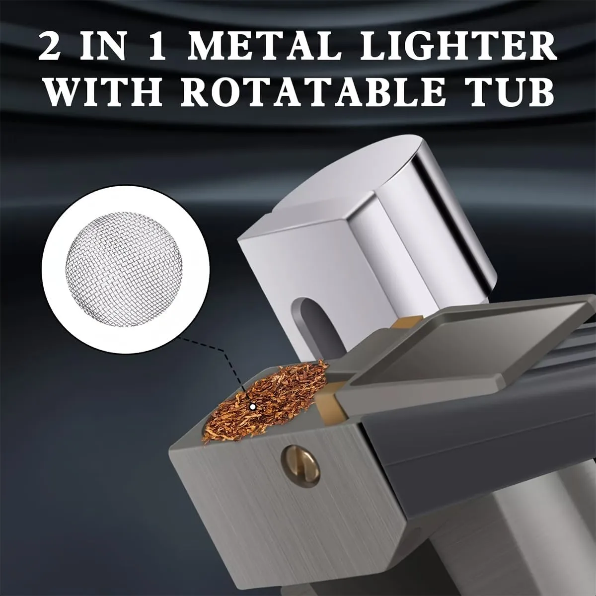 Foldable Portable Metal Lighters Refillable Butane Gas Lighter Upgraded Soft Flame Lighter with Leather Gift Box, for Candles, Barbecue Grills, and Fireplaces (Butane Not Included)(Red Black)