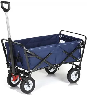 Foldable Trolley,Transport Trolley Outdoor Fishing Folding Portable Multifunctional Shopping Cart Trolley,Burgundy(Burgundy)(Blue)/K Blue