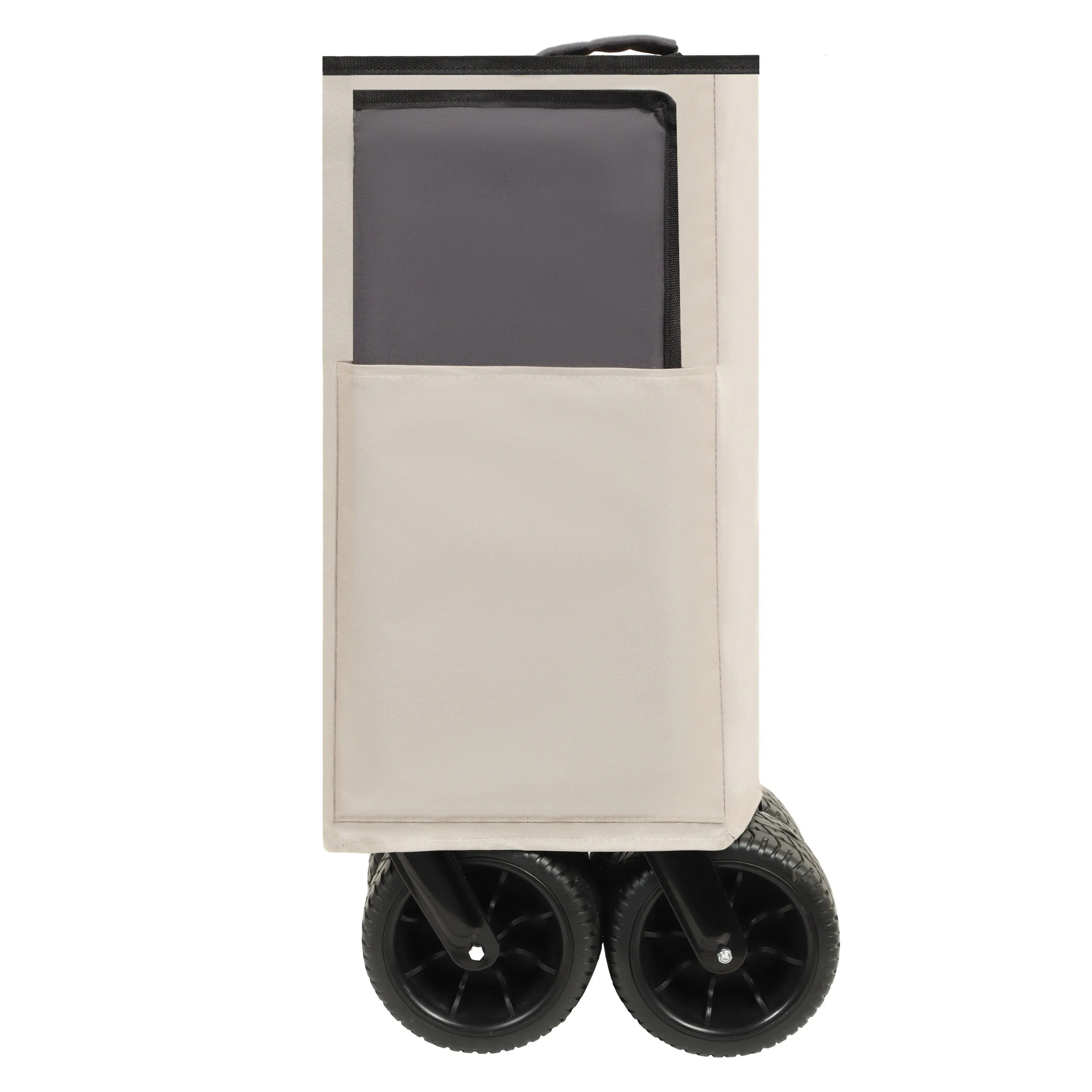 Foldable Wagon with Extended Tailgate,Extra Long Extender Wagon Cart,Wagon Cart Heavy Duty 480LBS with Large All-Terrain Wheels