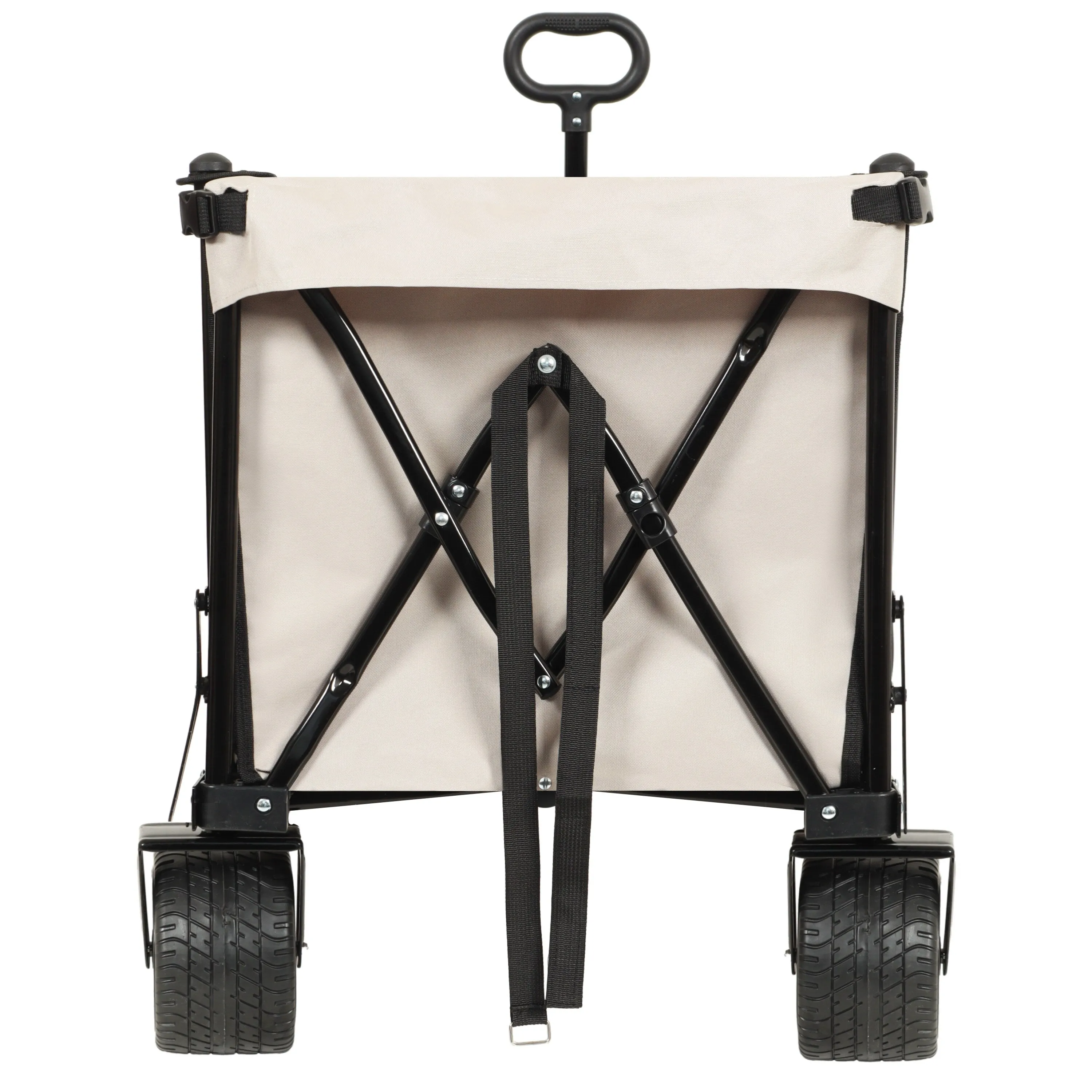 Foldable Wagon with Extended Tailgate,Extra Long Extender Wagon Cart,Wagon Cart Heavy Duty 480LBS with Large All-Terrain Wheels