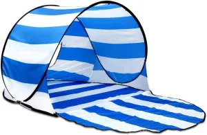 Foldable Waterproof Family Camping Tent, Outdoor Ground Tent, Double Layer Storm Shelter 208X85X30Cm