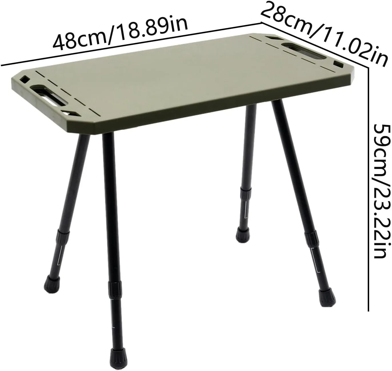 Folding Camping Table - Small Folding Camping Tables, Foldable Outdoor Table, Retractable Camp Table | Utility Table for Camping Grilling, Retractable Utility Table for Outdoor Cooking