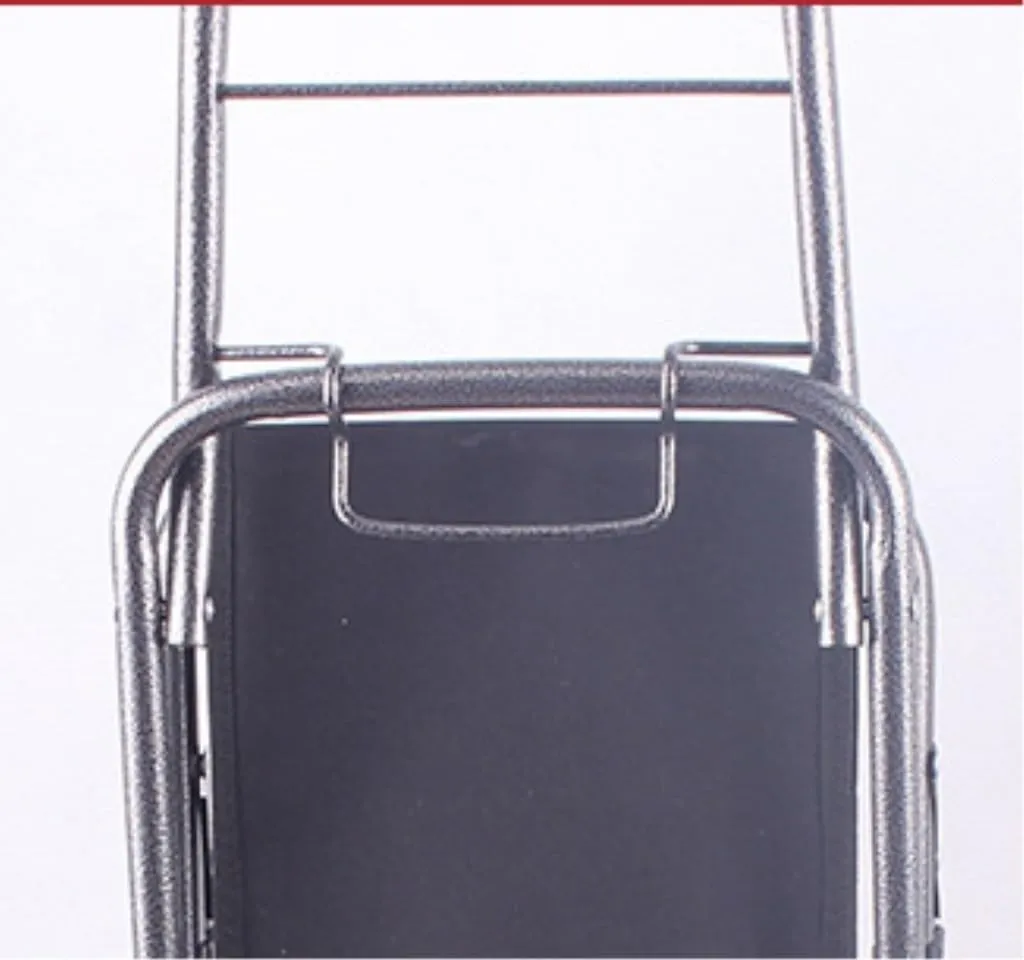 Folding Shopping Cart, Shopping Cart Shopping Trolleys Old Man Shopping Cart Life Household Luggage Trailer Travel Shopping Bag Grocery Utility Carts, 90*25cm