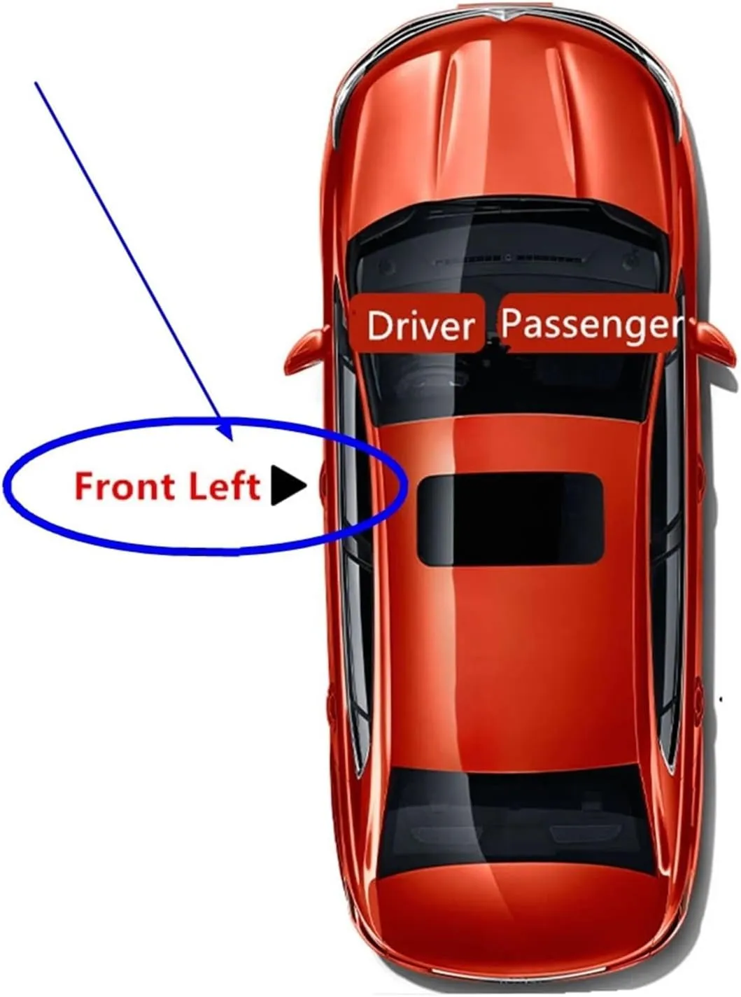 Front Left Exterior Door Handle Lock Cover Small Cap ，Compatible with Ford Mondeo MK5 2013-2019 Edge MK2 2018 2019 Taurus 2015-2020(1pcs Super White)