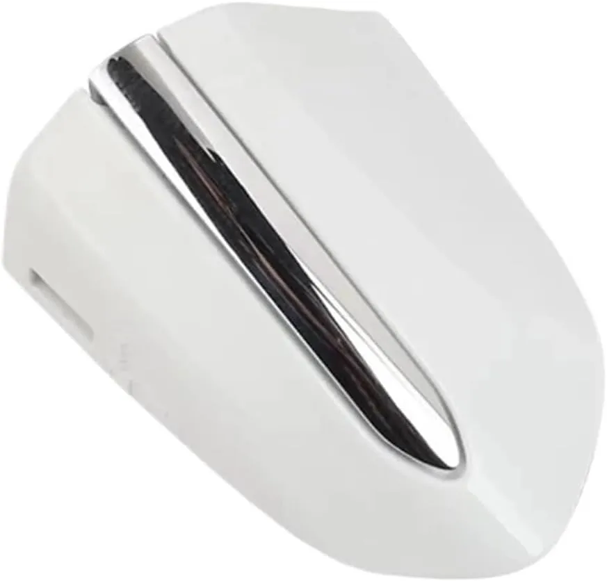 Front Left Exterior Door Handle Lock Cover Small Cap ，Compatible with Ford Mondeo MK5 2013-2019 Edge MK2 2018 2019 Taurus 2015-2020(1pcs Super White)
