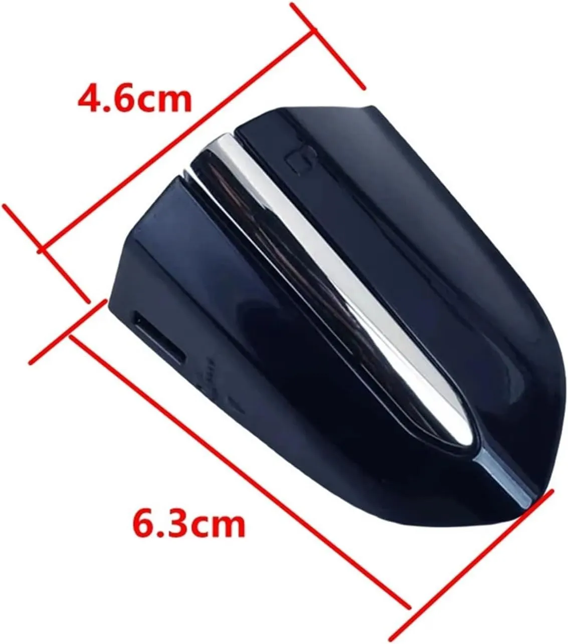 Front Left Exterior Door Handle Lock Cover Small Cap ，Compatible with Ford Mondeo MK5 2013-2019 Edge MK2 2018 2019 Taurus 2015-2020(1pcs Super White)