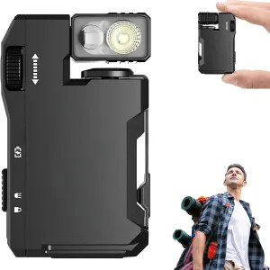G5 EDC Light 400 Lumens, G5 Pocket-Sized LED Light, Super Bright 3 Modes Keychain Flashlight, 180° Rotation, Dual Lights, IP68 Waterproof, for Outdoor, Emergency & Daily Carry (Black)