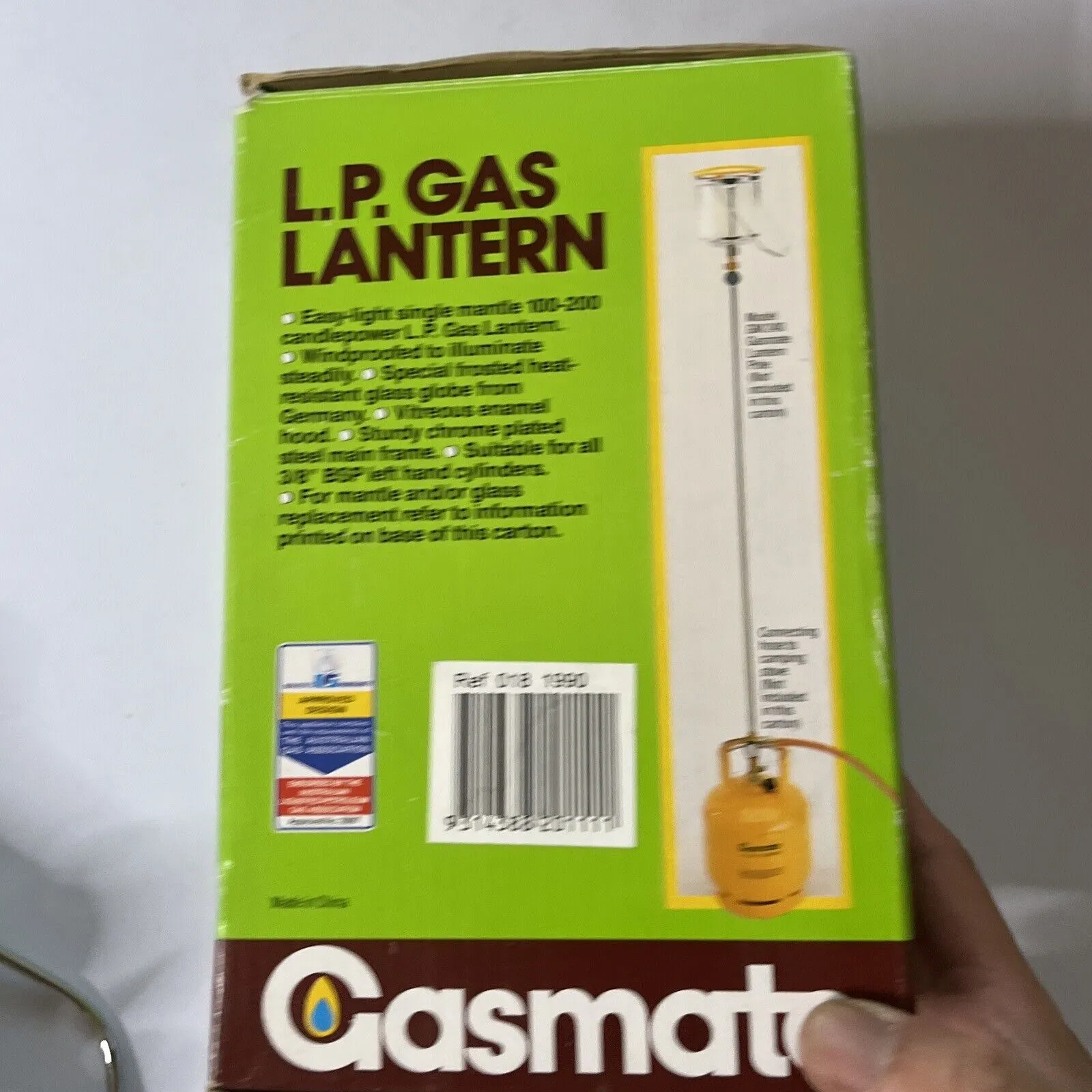 Gasmate L.P. Gas Lantern Model 2011 *Opened - Never Used*