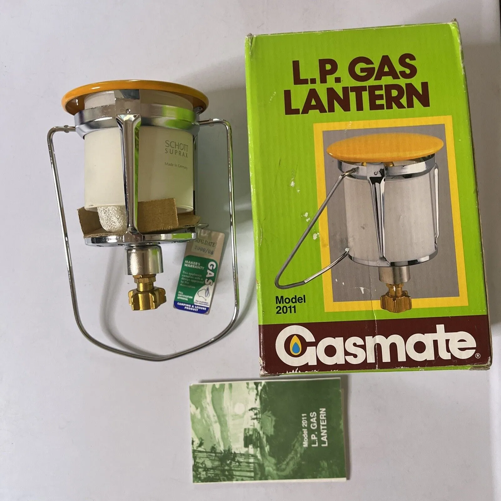 Gasmate L.P. Gas Lantern Model 2011 *Opened - Never Used*