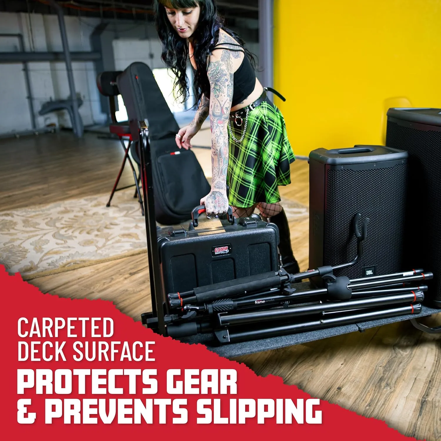 Gator Frameworks Lower Deck Flat Surface for Frameworks Utility Carts, 2-Pieces (GFW-UTL-CART-LD)