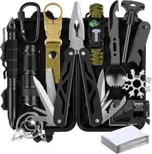 Gifts For Men Him Dad Husband, 28-In-1-Survival Kits, Men'S Gifts Survival Gear, Stocking Stuffers For Men Christmas Birthday Gifts, Unique Cool Gadgets Gifts For Camping, Hiking, Hunting