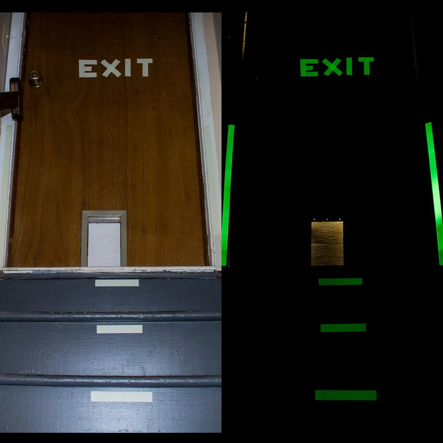 Glow Tape | Glow in The Dark Gaffers Tape | Neon Fluorescent | Luminous Reflective Tape | Waterproof | High Visibility for Theatres, Staged & Dark Areas |