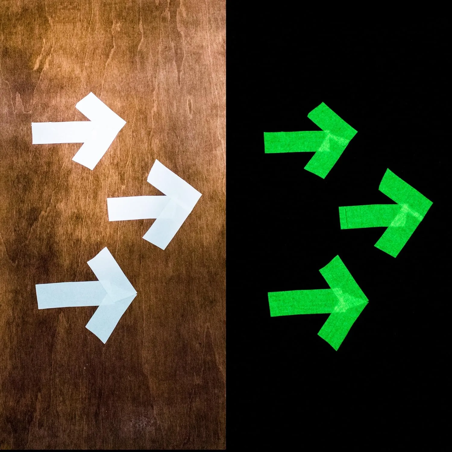 Glow Tape | Glow in The Dark Gaffers Tape | Neon Fluorescent | Luminous Reflective Tape | Waterproof | High Visibility for Theatres, Staged & Dark Areas |
