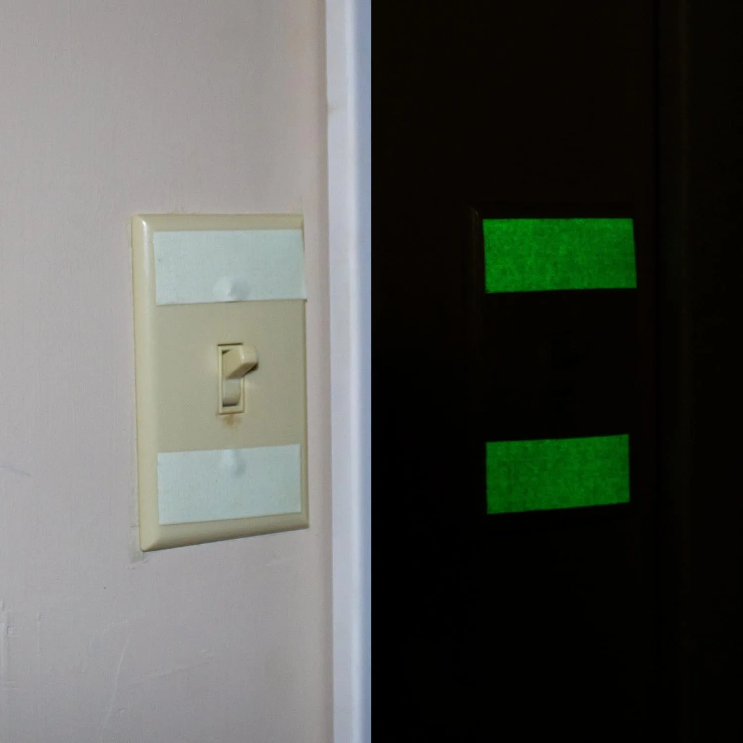 Glow Tape | Glow in The Dark Gaffers Tape | Neon Fluorescent | Luminous Reflective Tape | Waterproof | High Visibility for Theatres, Staged & Dark Areas |