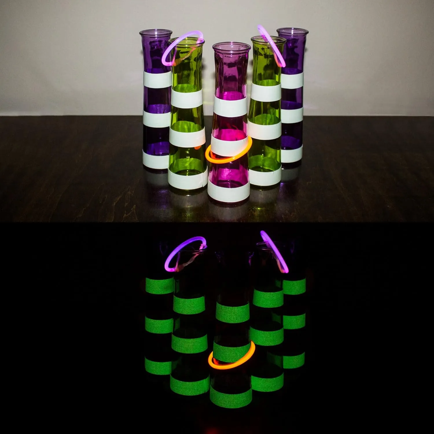 Glow Tape | Glow in The Dark Gaffers Tape | Neon Fluorescent | Luminous Reflective Tape | Waterproof | High Visibility for Theatres, Staged & Dark Areas |