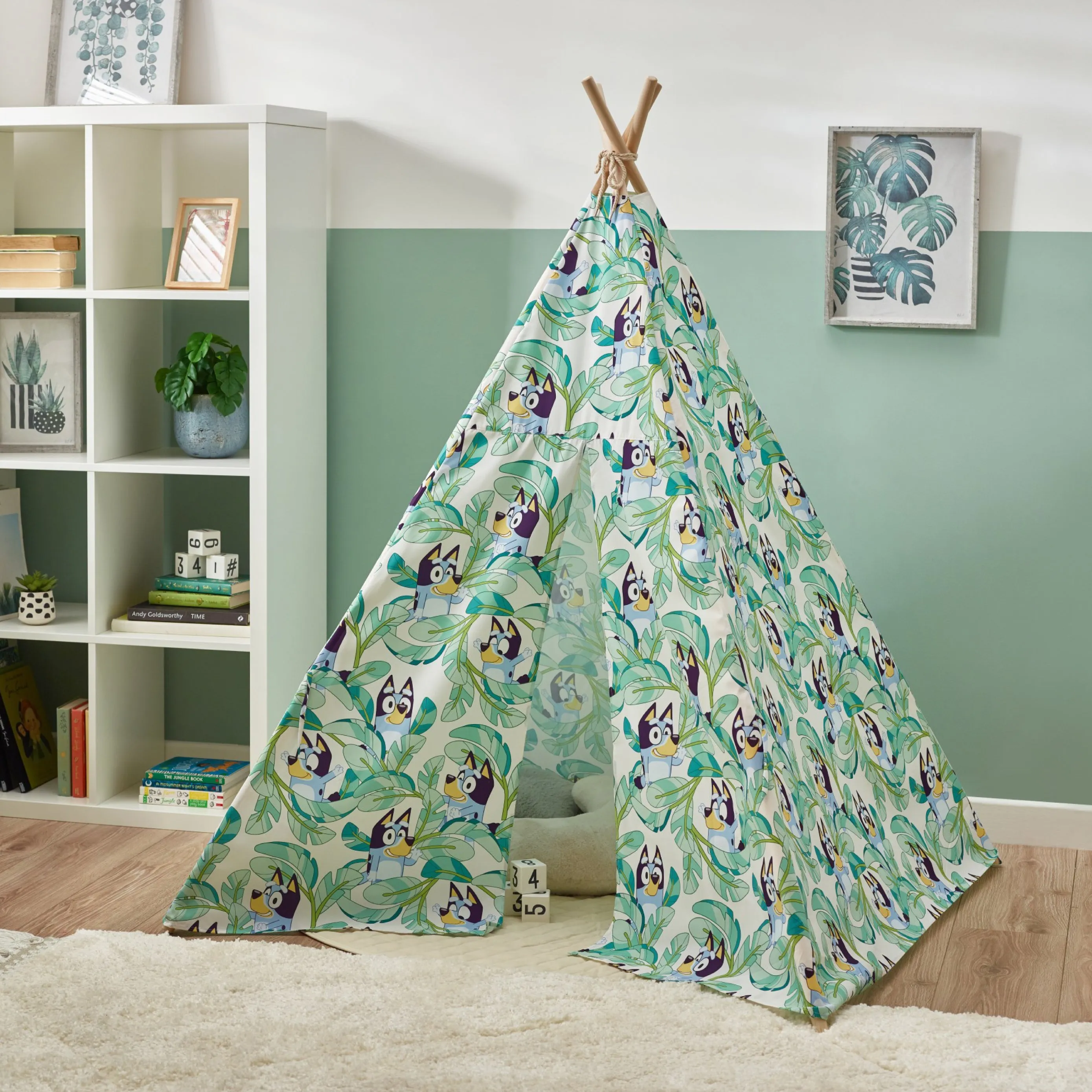Going fast Clear communication with Bag Carry Kids Tent Bluey Teepee