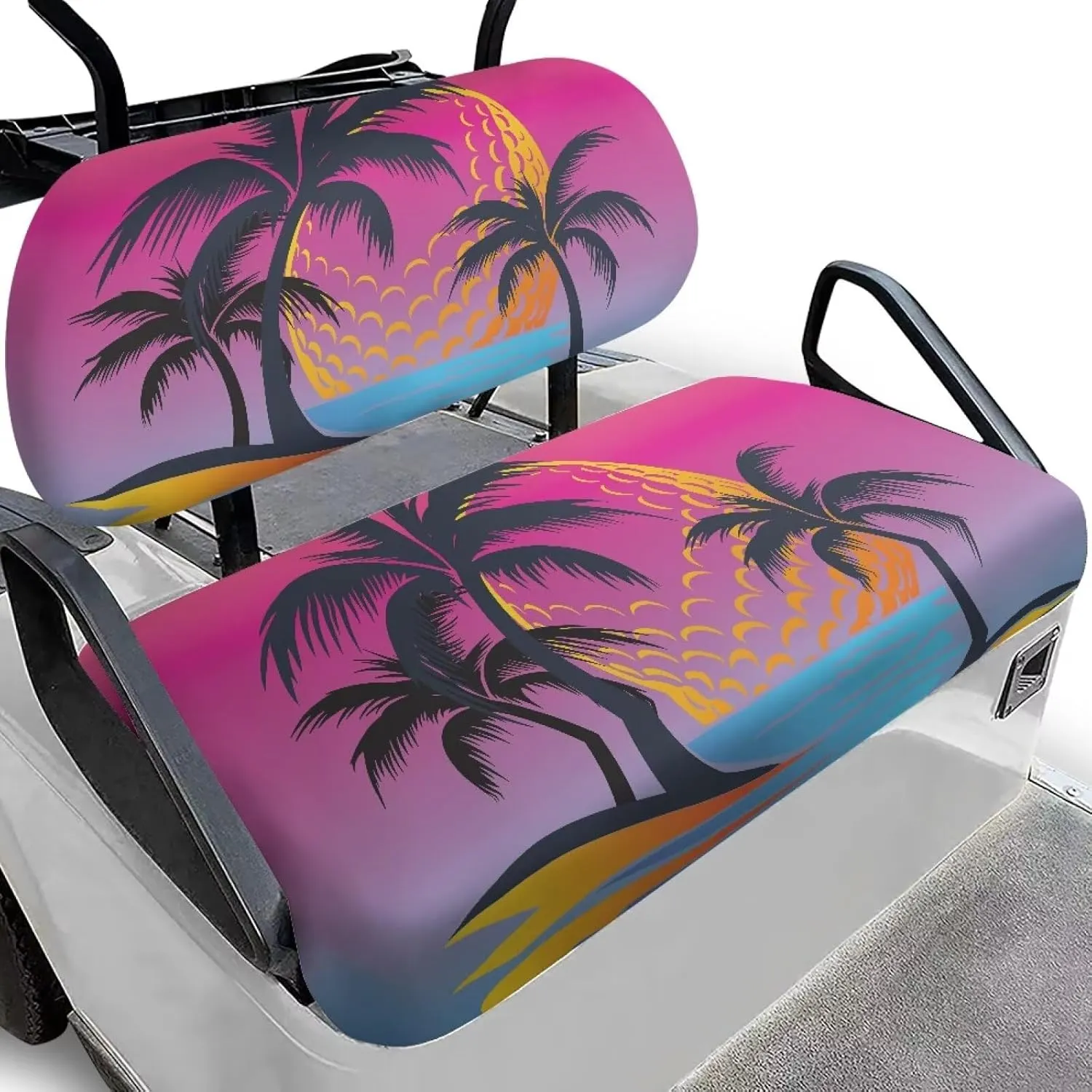 Golf Cart Accessories Easy Installation Golf Cart Seat Covers Club Car Seat Protectors with Non-Slip Backing - Heavy Duty Seat Blanket Fit All-Day Driving