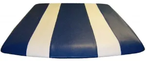 Golf Cart Canopy Cover (2 Stripe) (Choose Model Cart) Choose From 30 Colors, Custom Golf Cart Seat Covers, Handmade-Golf-Cart-Seat-Covers, Up To Par Covers