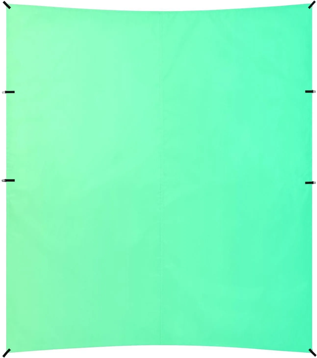Gradient Dark Green Foldable Beach Canopy UPF50  Easy Setup Outdoor Sun Shade with Sandbags and Shovel for Backyard and Camping