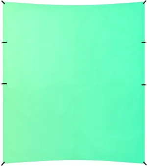Gradient Dark Green Foldable Beach Canopy UPF50  Easy Setup Outdoor Sun Shade with Sandbags and Shovel for Backyard and Camping