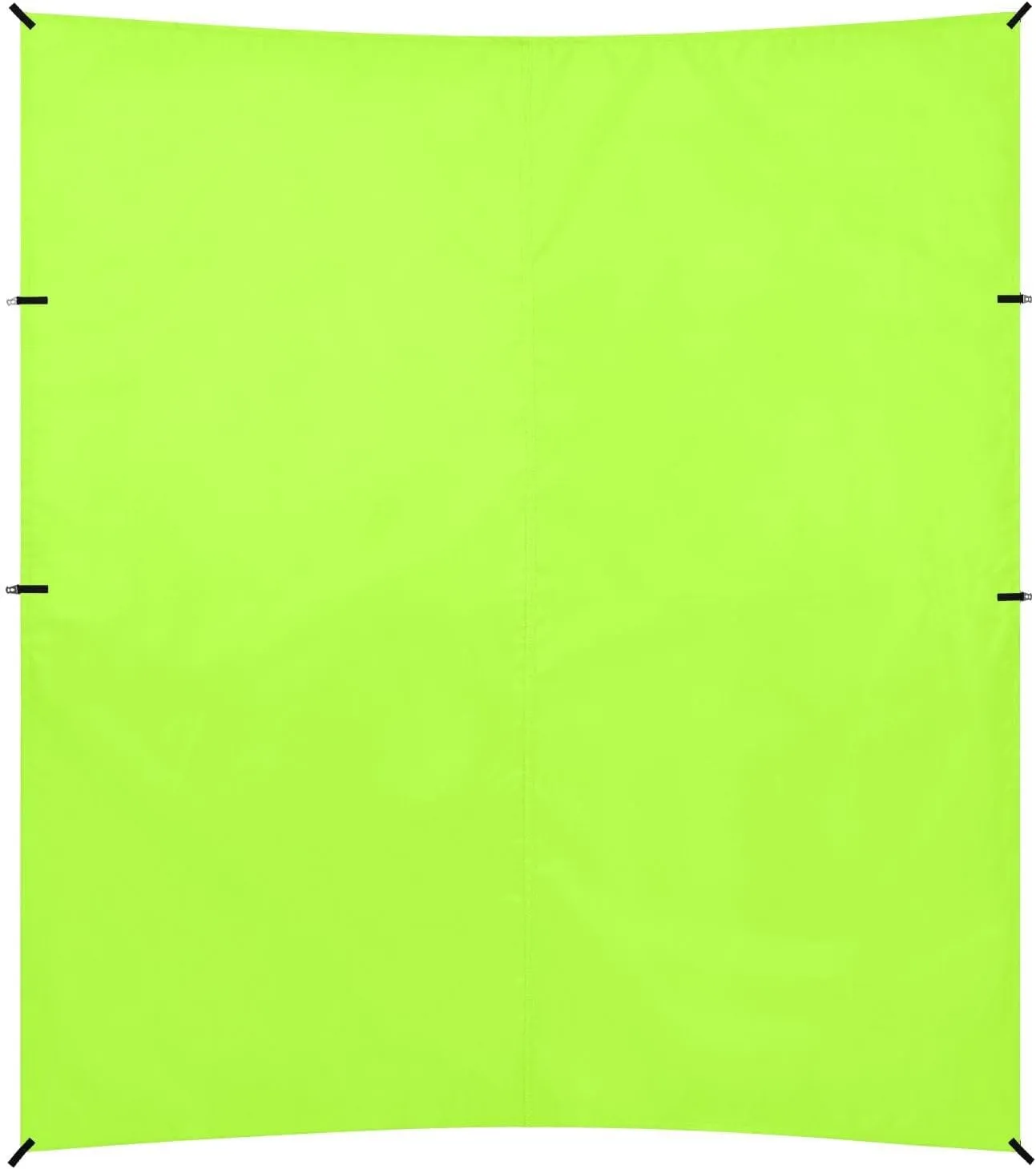 Green Yellow Foldable Beach Canopy UPF50  Waterproof Shade Sun Shelter with Sand Shovel, Sandbags for Backyard, Grassland, Park