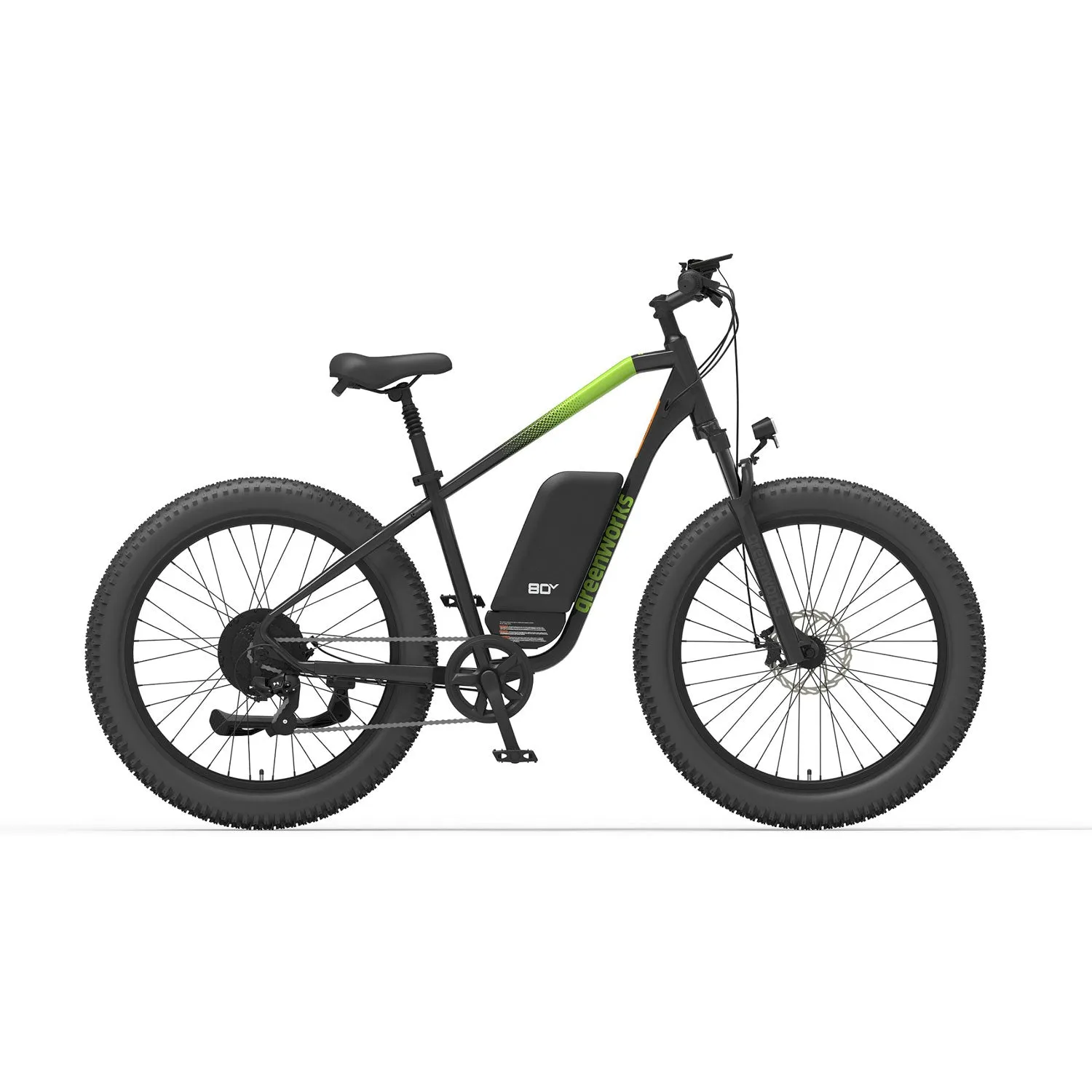 Greenworks 60V VENTURE Series 26” Fat Tyre Electric Mountain Bike