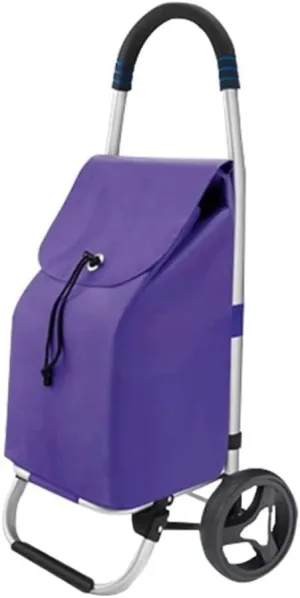 Grocery Household Light Stairs Multifunctional Foldable Portable Shopping Bag Trolley Climbing Grocery Trolley (B Ordinary Wheel)