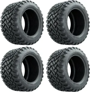 GTW Nomad 22 inch Golf Cart All Terrain Tire | 22x11-R12 |Steel Belted Radial A/T Tire | 4-Ply | Universal Fitment with 12 inch Wheels | Set of 4
