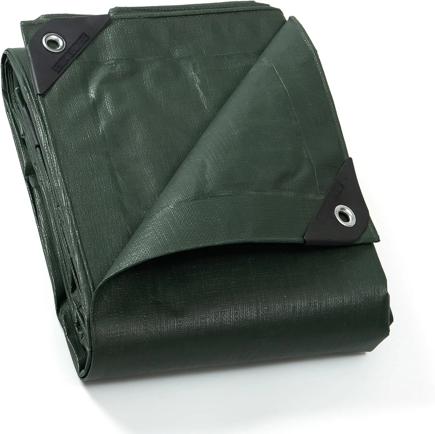GUARD SHIELD Heavy Duty Matte Green Tarp Waterproof 12x24 Feet Large UV Resistant Tarps Cover Outdoor 11mil